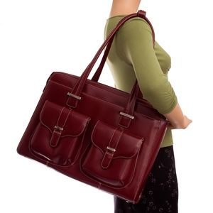 Stylish McKlein Alexis Leather Briefcase/Handbag